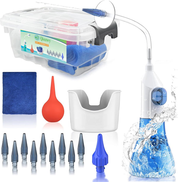 QISXROVY Ear Wax Removal Kit | Self-Operated Ear Irrigation
