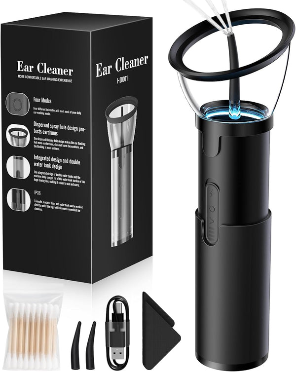Electric Ear Wax Removal Kit | IPX6 Waterproof Ear Cleaner