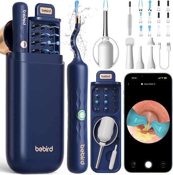 Bebird D39R Ear Wax Removal Kit with Camera, Ear Cleaning Tweezers & Storage Case for Adults