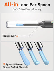 1080P Ear Wax Removal Tool with Camera | Otoscope with Light