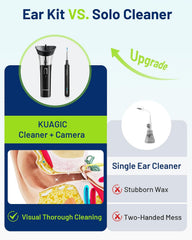 KAUGIC Ear Cleaner with Camera | Manual 7-Piece Ear Wax Kit