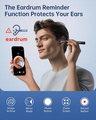 JEGOAT Ear Wax Removal Tool | 1296P HD Camera & 6 LED