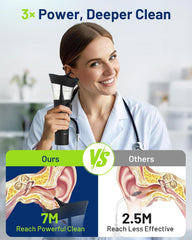 KAUGIC Ear Cleaner with Camera | Manual 7-Piece Ear Wax Kit