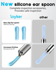 Loyker X6 Ear Wax Removal Tool with Camera | Blue