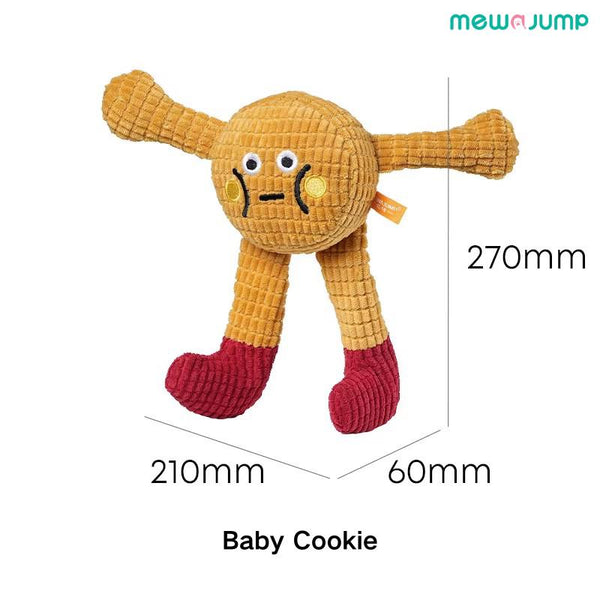 Mewajump Cat Plush Toy Pillow Doll, Dog Cat Sounding Doll, Self-Entertainment Bite-Resistant Teething Stick with Catnip