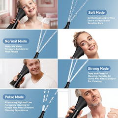 Electric Ear Wax Removal System | 6 Tips & 4 Pressure Settings