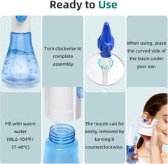 QISXROVY Ear Wax Removal Kit | Self-Operate Ear Irrigation System