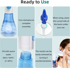 QISXROVY Ear Wax Removal Kit | Self-Operated Ear Irrigation