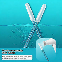 HAVENVOGUE 48-Piece Reusable Silicone Ear Wax Removal Kit, Sticky Ear Cleaning Sticks with Soft Tips & Dust Covers.