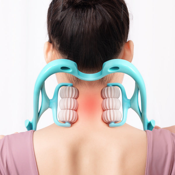 Six-Wheel Manual Neck & Body Massager Roller