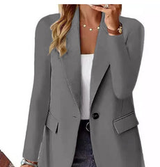 Women’s Long Sleeve Suit Jacket – Professional Chic