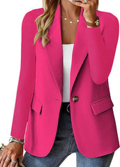 Women’s Long Sleeve Suit Jacket – Professional Chic