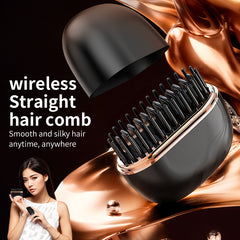 Portable Cordless Hair Straightener Comb