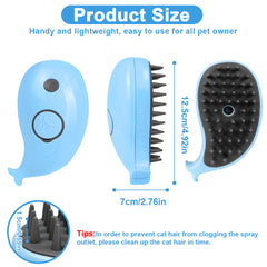 Cat Steam Brush for Shedding & Massage