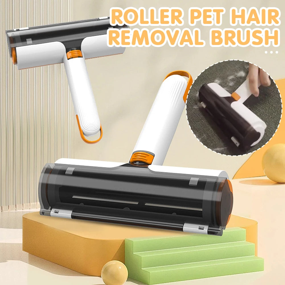 2-in-1 Pet Hair Remover Roller Brush
