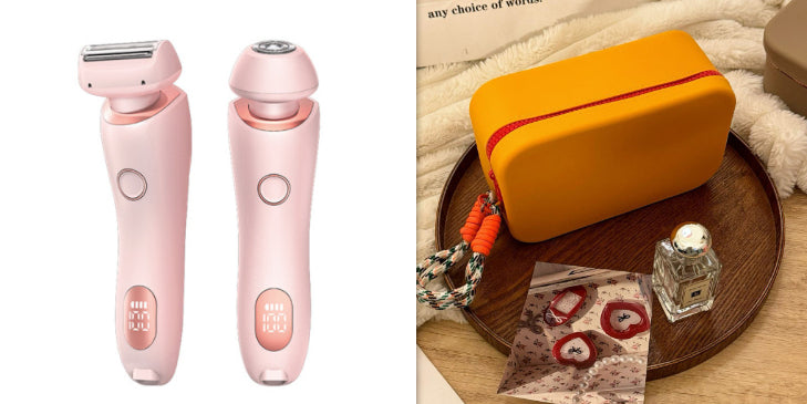 2-in-1 USB Epilator & Trimmer for Women Body & Face