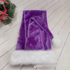 Extra Long Plush Santa Hat – Cozy Christmas