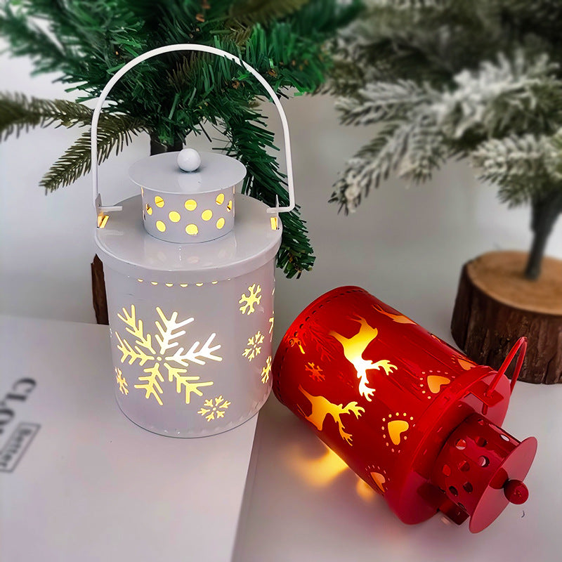 Christmas LED Candle Lantern Nordic Holiday Decoration
