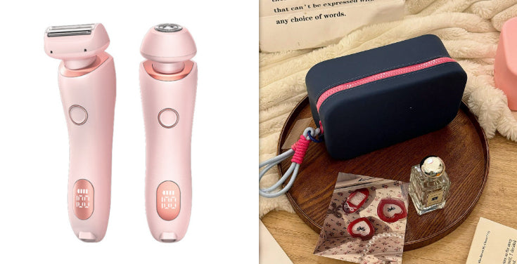 2-in-1 USB Epilator & Trimmer for Women Body & Face