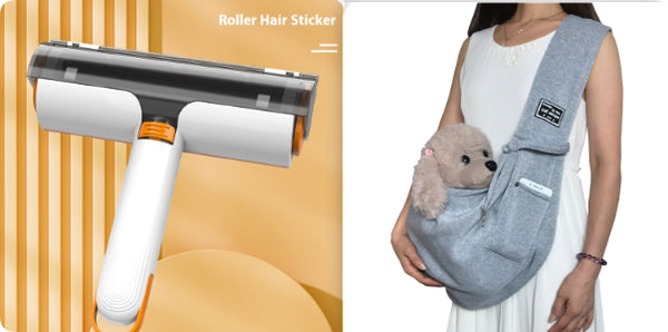 2-in-1 Pet Hair Remover Roller Brush