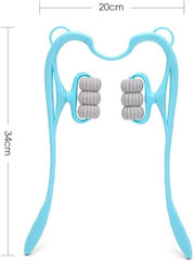 Neck & Shoulder Massager – Manual Shiatsu Deep Tissue Roller for Relaxation