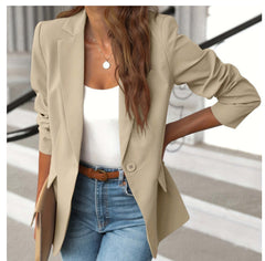 Women’s Long Sleeve Suit Jacket – Professional Chic