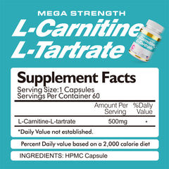 L-Carnitine L-Tartrate Capsules Carnitine Supplement