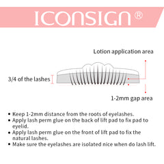 ICONSIGN Lash Lift & Curl Kit – Long-Lasting Effect