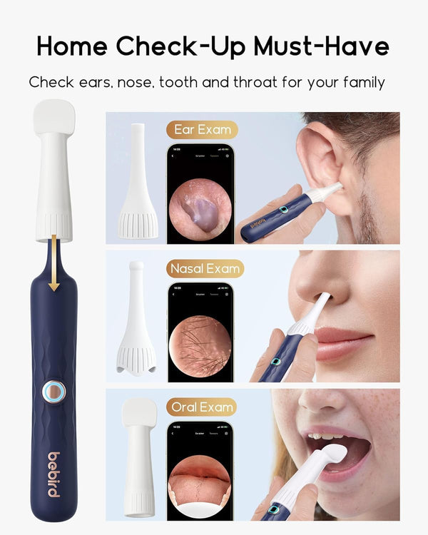 Bebird D39R Ear Wax Removal Tool with Ear Camera, Painless Tweezers & Storage Case