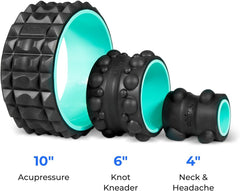 Chirp Wheel XR 4" Neck Wheel for Headache and Tension Relief, Mint