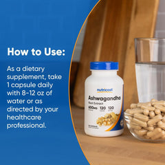 Nutricost Ashwagandha 600mg – Stress & Wellness Support