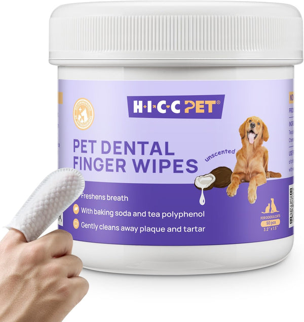 Dog & Cat Teeth Wipes for Fresh Breath