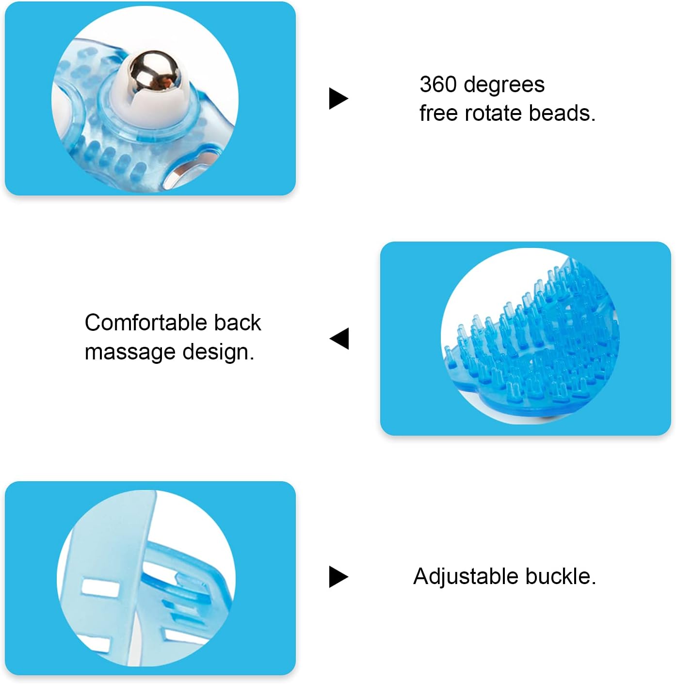 Portable Handheld Massage Ball – Roller Massager for Back, Neck, Feet & Shoulders