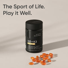 Sports Research D3 + K2 5000 IU – Bone & Immune Support