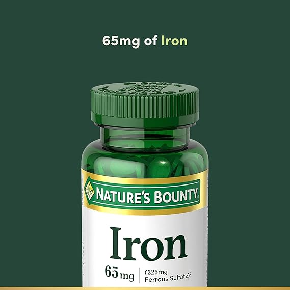 Nature’s Bounty Iron 65mg – Energy & RBC Support