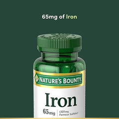 Nature’s Bounty Iron 65mg – Energy & RBC Support