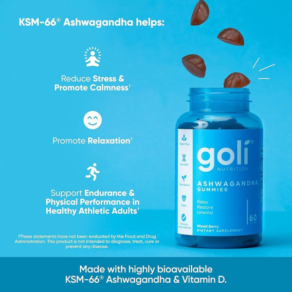Goli Ashwagandha Gummies – Relax & Stress Support