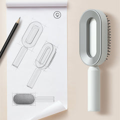 Self-Cleaning Hair Brush & Scalp Massage Comb for Women