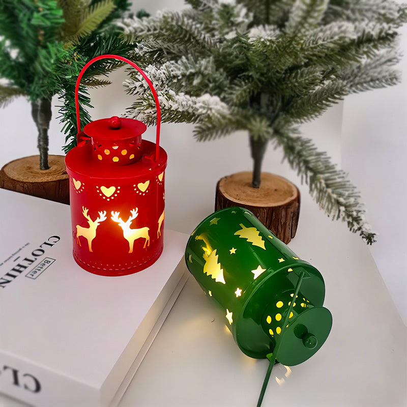 Christmas LED Candle Lantern Nordic Holiday Decoration