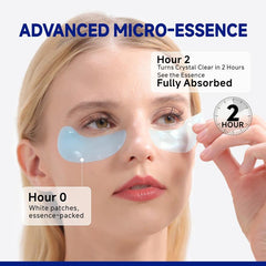 DR VINCENT Peptide-Renew Collagen Eye Mask (1 Pair), Color-Changing Collagen Eye Patches with Peptide & Hyaluronic Acid, Smooth, Firm & Brighten under Eyes