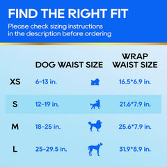 All-Absorb Male Dog Wraps – Small, 50 Count