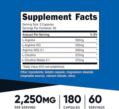Nutricost Nitric Oxide Booster 2250mg – Energy Support