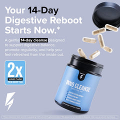 InnoSupps Inno Cleanse 2X 14 Day Colon & Detox Flush, Waist Trimming Complex, Gut Cleanse, Digestive System Support, Stool Softener & Reduced Bloating & Occasional Constipation Relief