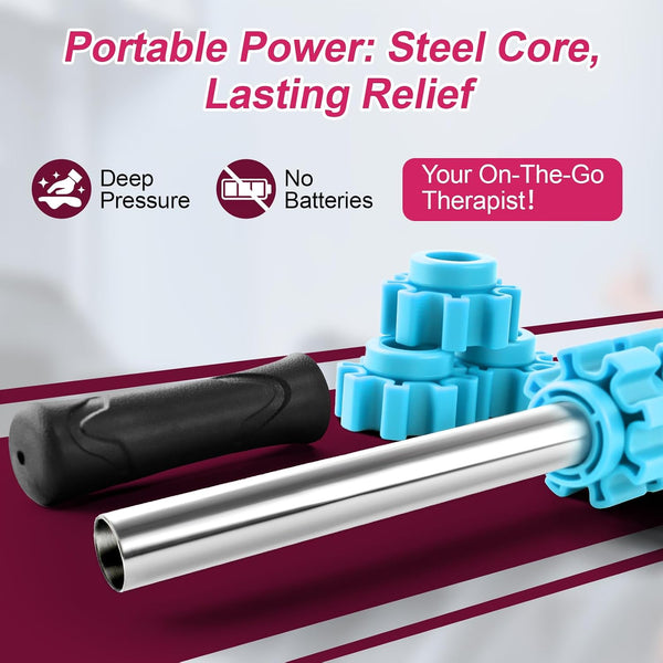 Massage Roller Stick – Deep Tissue Muscle Massager for Legs, Calves & Thighs