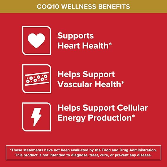 Qunol CoQ10 100mg – Heart & Energy Support