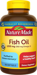 Nature Made Fish Oil 1200mg – Heart Support Omega-3