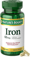 Nature’s Bounty Iron 65mg – Energy & RBC Support