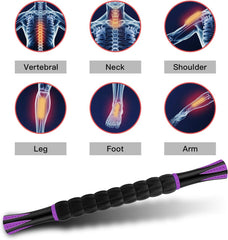 Deep Tissue Massage Roller Stick – Handheld Muscle Recovery & Fascia Massage Tool