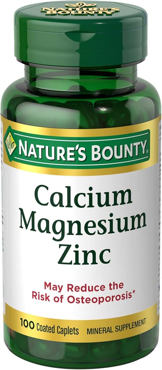 Nature’s Bounty Calcium Magnesium Zinc – Bone Support