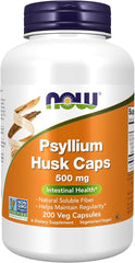 NOW Psyllium Husk 500mg – Fiber & Digestive Support